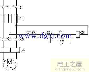 電動機全壓啟動電路原理圖講解