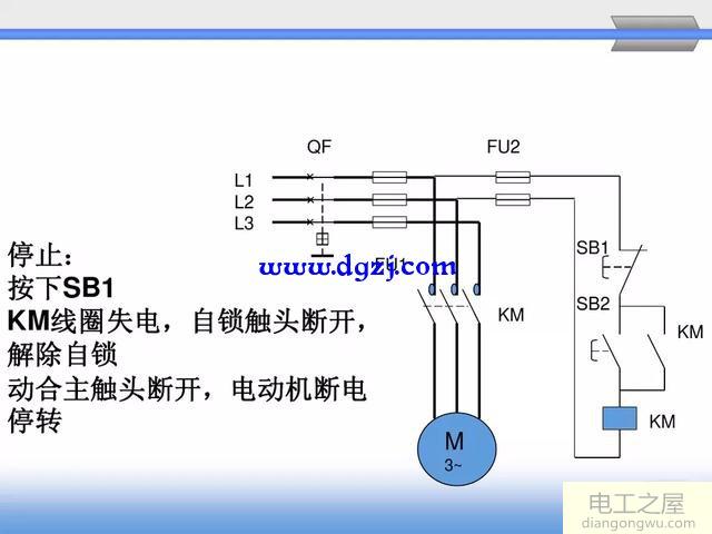 舉例分析電動機自鎖(連續(xù)正轉(zhuǎn))控制電路原理